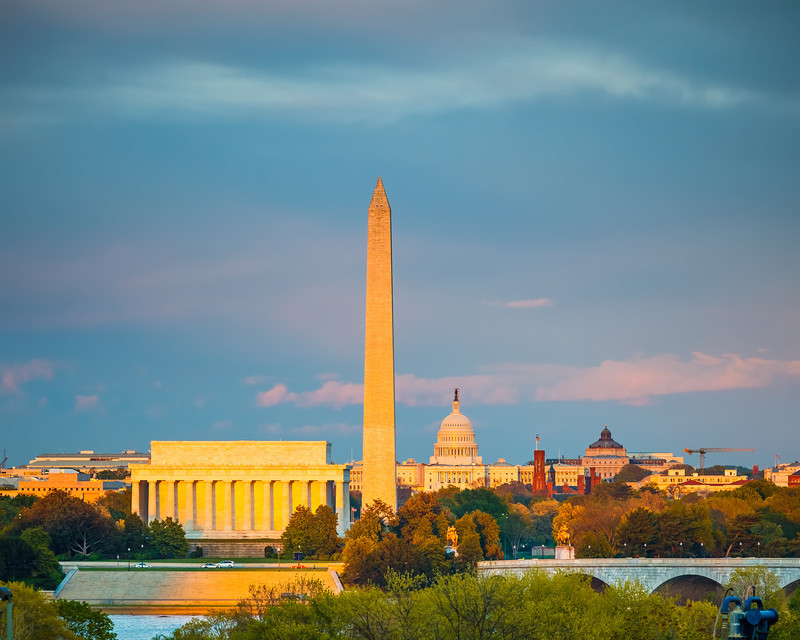 Washington Monument at The National Mall in Washington DC